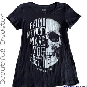 IDcommerce Queen of Disaster Womens T-Shirt Medium Gray IDcommerce Queen of Disaster Womens T-Shirt Medium Gray